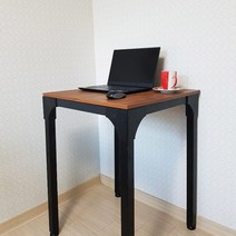 보우데코 아일랜드 책상 테이블 600, 블랙