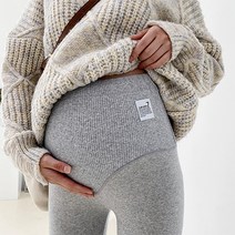 골지 하이 웨스트 임산부 레깅스
