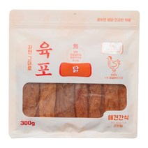 씨엔앨라이프 반려견 자연 그대로 300g, 육포 닭가슴살맛 슬라이스, 1개