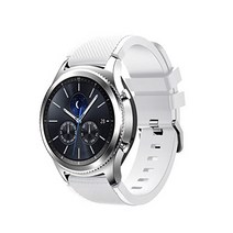 알피나케이스 갤럭시워치 와이드 실리콘 밴드 스트랩, 04 화이트