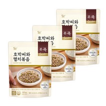 본죽 호박씨와 멸치볶음, 60g, 3개