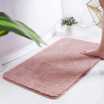 우리집풍경 현관 욕실 북유럽 면 발매트, 민자 인디언핑크