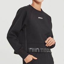 2XU 녀성용 살리나 크롭 스웨트셔츠
