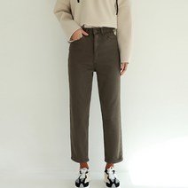 빼빼 여성용 기모안감 세미일자 면팬츠