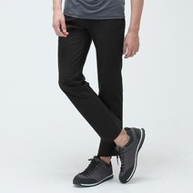 아르꼬 남성용 솔리드 스트레치 스트레이트 무지 밴딩 팬츠