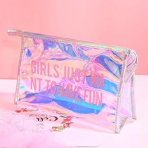 GIRLS JUST WANT TO HAVE FUN 홀로그램 파우치