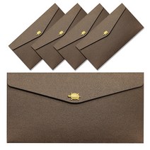 체리쉬 3D 황금거북 무병장수 봉투, 딥브라운, 5개