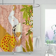 마켓A 걸스 아트프린팅 샤워커튼 TYPE10 180 x 120 cm, 1개