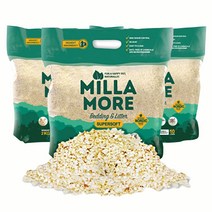 밀라모어 소동물전용 슈퍼소프트 아스펜 베딩, 2kg, 3개