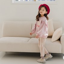 루디아키즈 여아용 골덴 부츠컷 바지