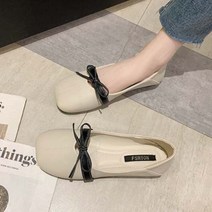 TCR 로인 리본 플랫슈즈