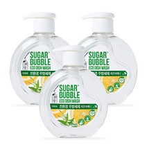 슈가버블 친환경 주방세제 레몬 버베나, 470ml, 3개