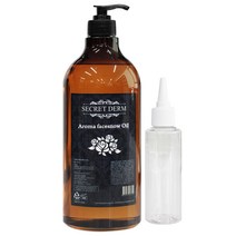 아로마 페이스 스노우 마사지 오일 라벤더향 1000ml + 펌프 세트, 1세트