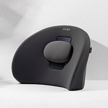 카템 CICIDO 에그 등쿠션 CT290, 블랙, 1개