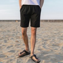 맨타임 남성용 BKP 데일리 바캉스 쿨 린넨 하프팬츠
