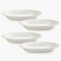 시라쿠스 백지 타원볼 4p, 화이트