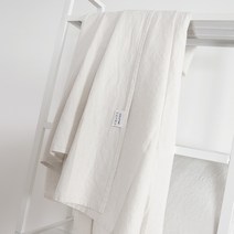린넨 코튼 홑이불, 백아이보리
