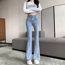 포플러앤씨 여성용 루멘 부츠컷 데님 팬츠