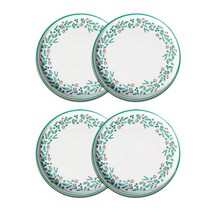 보태니컬 일러스트 플레이트 4p, 혼합색상, 4개