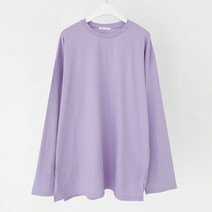 여성용 더보느 휘뚜루 긴팔 루즈핏 롱 티셔츠