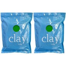 전문가용 클레이 2p, 초록, 500g