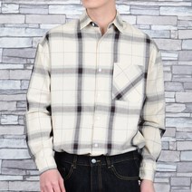 타운클로 남성용 R체크 패턴 셔츠