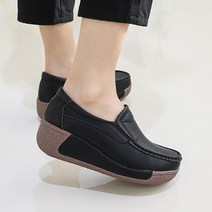 제이슈 가죽 극찬템 통굽 경량 슬립온