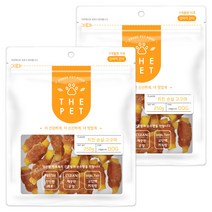 굿데이 더건강하게 강아지 건조간식 250g, 치킨순살 + 고구마 혼합맛, 2개