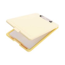 핑크박스 수납형 클립보드 A4, 1개, LIGHT YELLOW