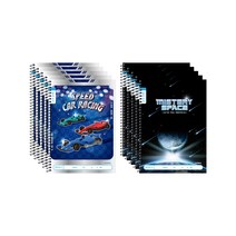 아이비스 남아용 초등슬림 받아쓰기 노트 2종 x 5p 세트 CR11765, 자동차, 우주, 1세트