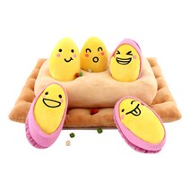도그아이 반려동물 고구마밭 노즈워크 장난감, 혼합색상, 1세트