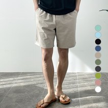 제제 남성용 린넨 밴딩 5부 반바지