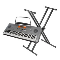 메들리 61건반 전자 키보드 + 심로 키보드 스탠드, 혼합색상, M5, SKS-3