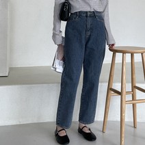 슈가펀 여성용 티네 다크톤 데님 팬츠