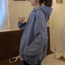 도톰 후드핏 여유감 있는 박시핏 빅사이즈 임산부 후드티