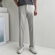 머시따 남성용 미니멀 엣지 슬랙스