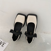 여성용 빈티지 메리제인 로퍼 단화 GH10_RD_436
