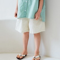 미니달콩 아동용 아이즈 린넨 반바지