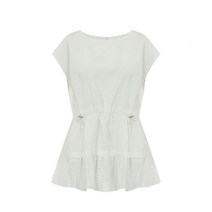 탱커스 스트링 레이스 민소매 블라우스