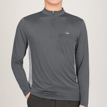 이지바이 남성용 가슴 포켓 쿨 냉감 등산 아웃도어 티셔츠 RM51LT010M