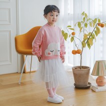 라라아망 여아용 구름 원피스