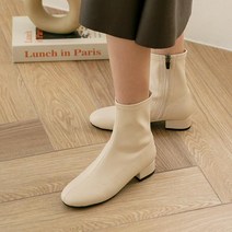 분홍코끼리 쫀득몰드창 모델처럼 삭스 앵클부츠 3cm