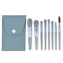 데일리프렌즈 연지네 미니 메이크업 브러쉬 8종 세트, 더티블루, 1세트