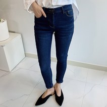 제이에이치스타일 여성용 기모 본딩 스크레치 스키니진 DMPROK315