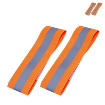 동광세이프티 라이딩 야간 작업 밴드 1줄 오렌지, 4개