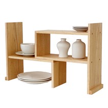 원목 2단 모듈 선반 DIY, 내추럴우드, 1개