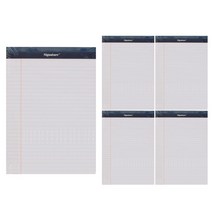 시그니처 리갈패드 B5 50p, 화이트, 5개