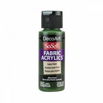 데코아트 소소프트 패브릭물감 20 올리브그린, 59ml, 1색