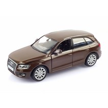 MOTORMAX 1:24 레프리카 아우디 Q5 자동차 다이캐스트 모형 MTX733859BR, 브라운