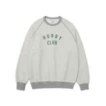 유니스디자인 HOBBYCLUB 래글런 스웨트셔츠